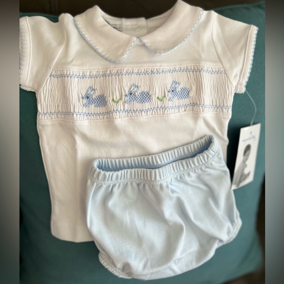 New Magnolia Baby 0-3M Set Pima Cotton - Picture 3 of 9